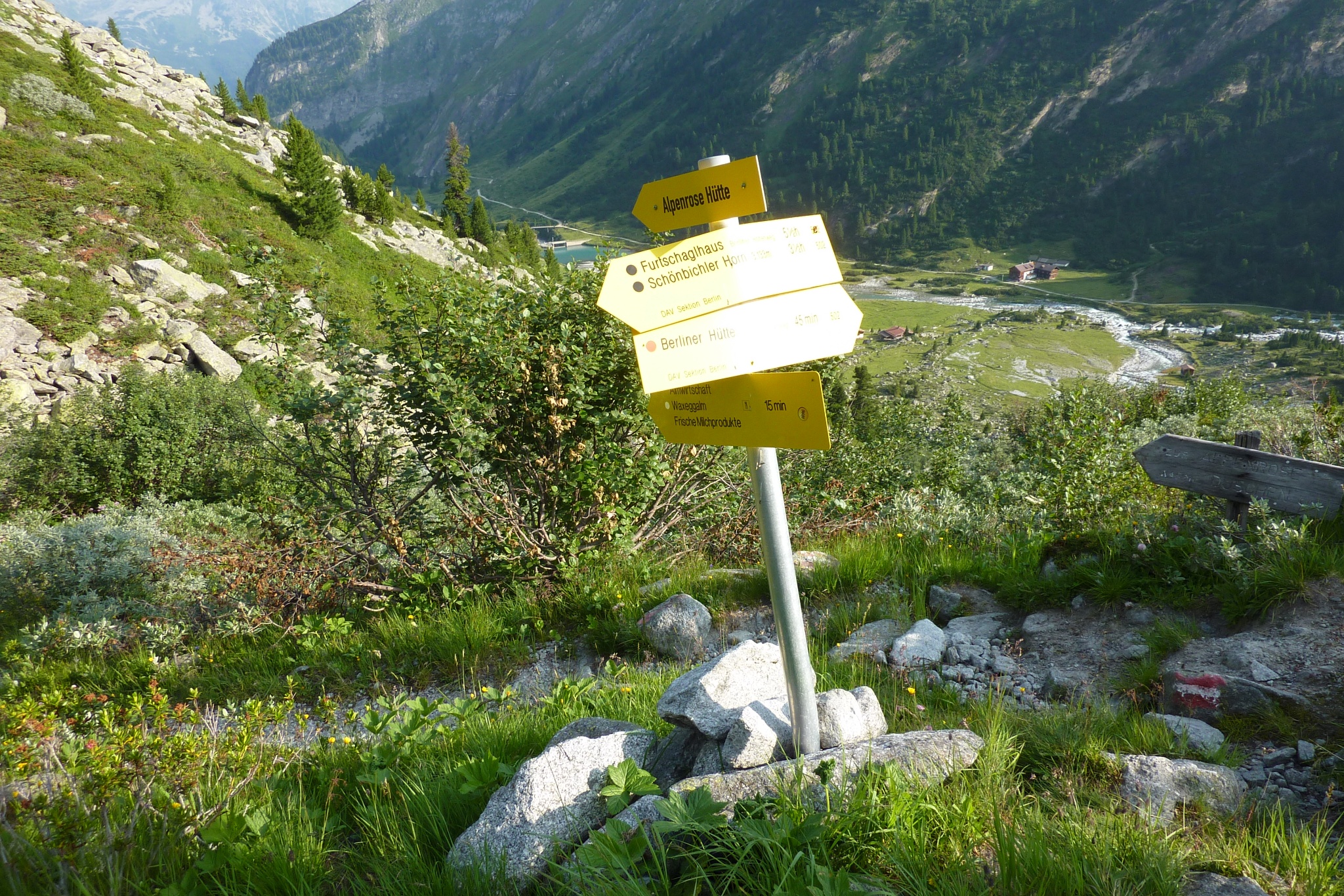 Abstieg zum Gasthaus Alpenrose