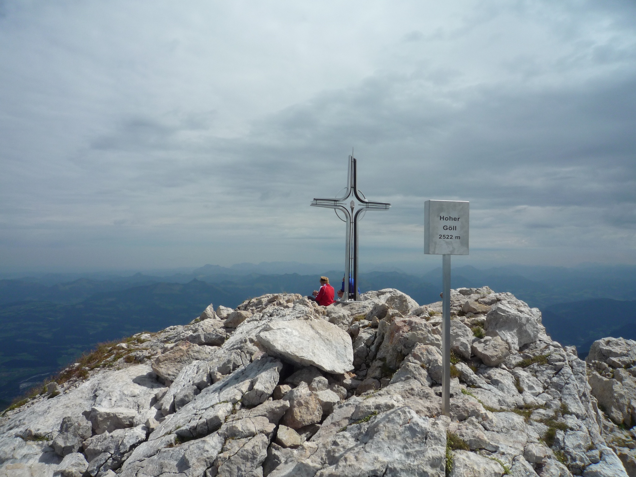Auf dem Gipfel des Hohen Göll.