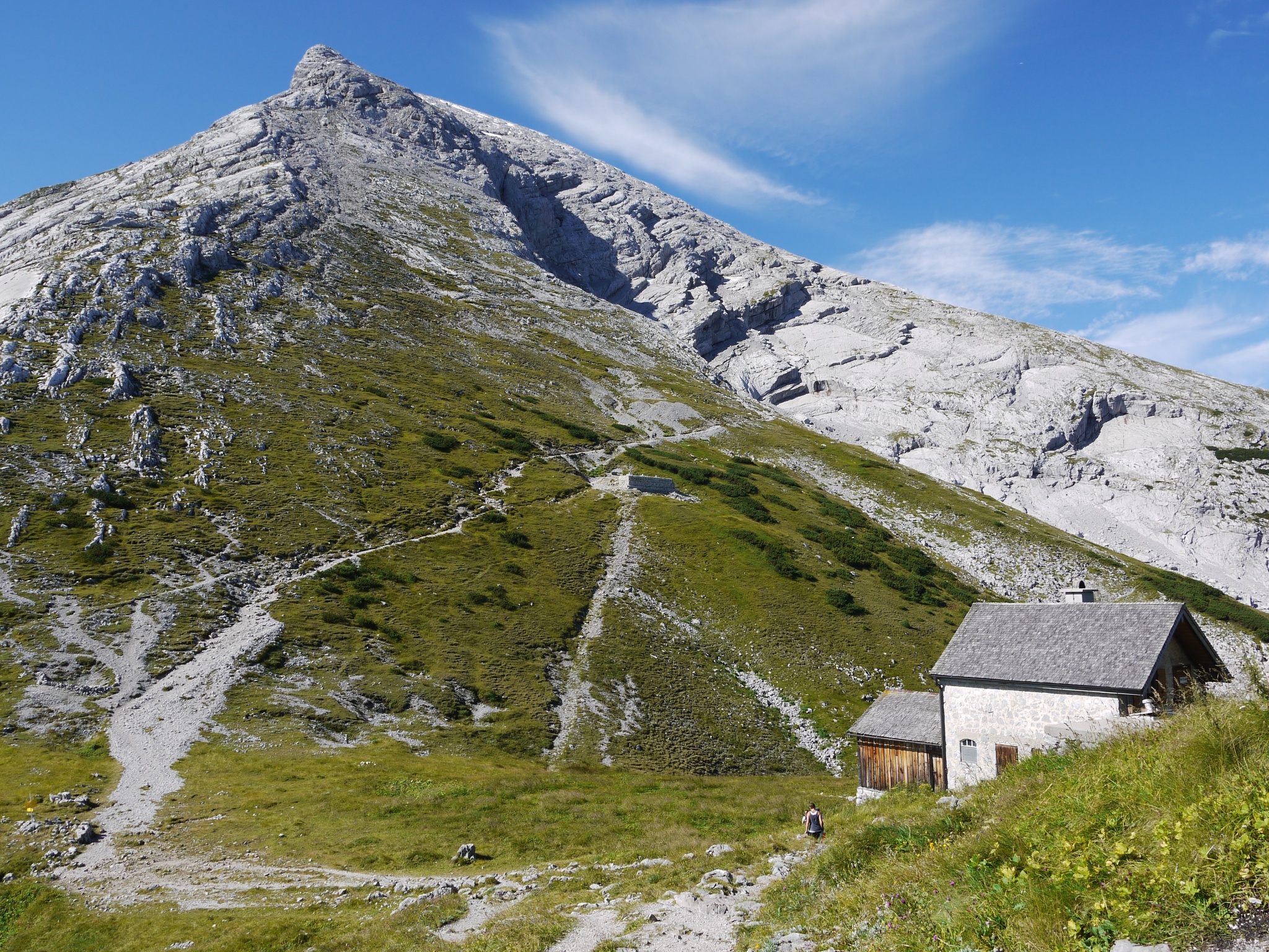 Aufbruch zum Watzmann-Nordgipfel, dem Hocheck.