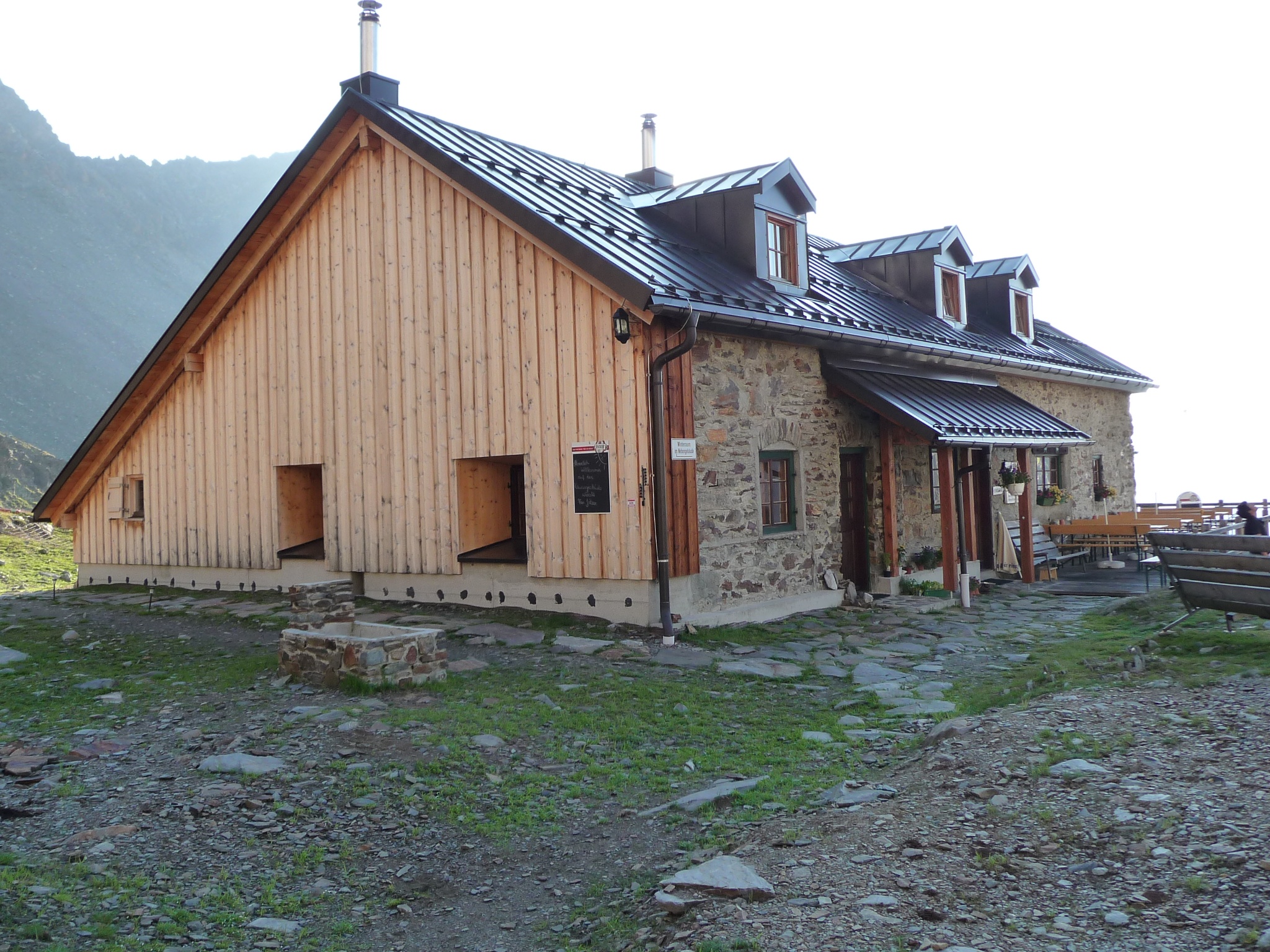 Kaunergrathütte von Westen