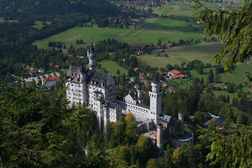 Abstieg nach Neuschwanstein